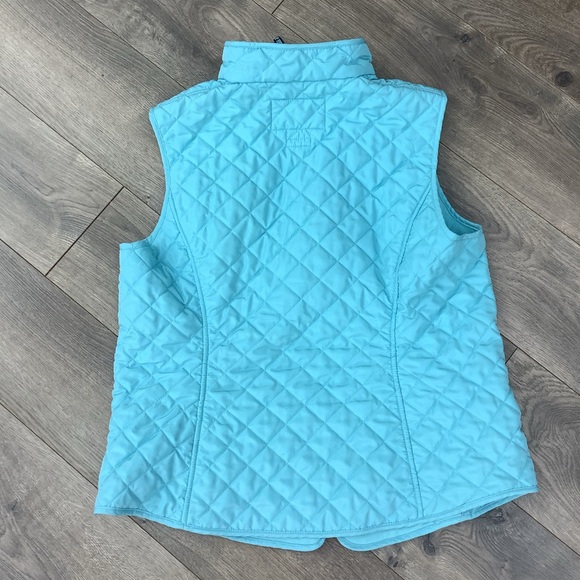 VAN HEUSEN women's quilted vest in turquoise - Picture 2 of 3